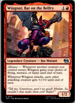 Wingnut, Bat on the Belfry 0110 Teenage Mutant Ninja Turtles Magic NM - Image 1