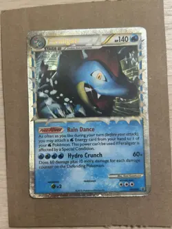 Pokemon TCG Feraligatr Prime Holo Rare Card HGSS07 - Image 1