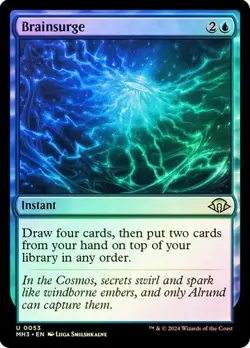MTG Brainsurge U 0053 Foil - Modern Horizons 3 - Image 1
