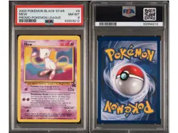 2000 Pokemon #9 Black Star Mew - Promo League Holo - PSA 8 NM-MT WOTC - Image 3