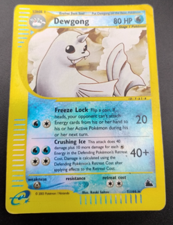 Pokemon Card Dewgong 7/144 Skyridge Reverse Holo Rare WOTC Light Play - Image 1