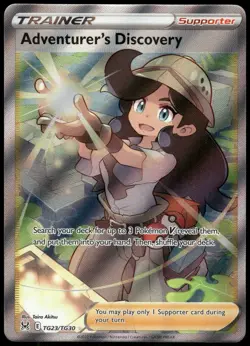 Pokemon Adventurer's Discovery Ultra Rare SWSH11: Lost Origin Trainer Gallery TG - Image 1