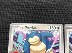 Hop's Snorlax 117/159 NM[x2] Pokemon Play! Prize Pack Series 7 Stamp - Image 2