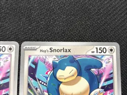 Hop's Snorlax 117/159 NM[x2] Pokemon Play! Prize Pack Series 7 Stamp - Image 3