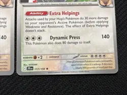 Hop's Snorlax 117/159 NM[x2] Pokemon Play! Prize Pack Series 7 Stamp - Image 4