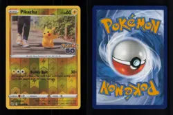 REVERSE HOLO PIKACHU COMMON 027/078 NM POKEMON - Image 3