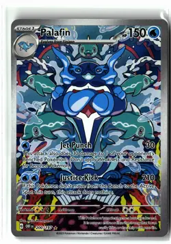 Palafin ⭐ 200/197 Holo Illustration Rare Obsidian Flames 2023 Pokemon NM - Image 1