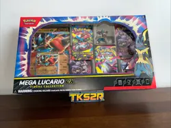 Pokemon TCG: Mega Lucario ex Premium Figure Collection Box - Factory Sealed NEW - Image 1