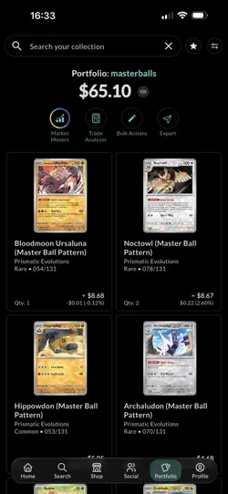Pokemon TCG Prismatic Evolutions Masterball Lot of 21 NM-M - Image 5