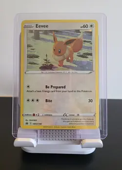 Eevee SWSH190 Pokemon Sword & Shield- Black Star Promo- Swirl Holo Rare- Mint - Image 1