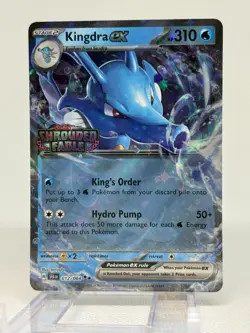 Pokemon TCG: Kingdra ex (012/064) Shrouded Fable Stamped Promo - Image 1