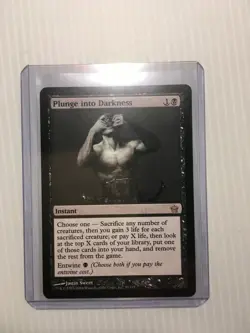 MTG Plunge into Darkness Regular (57/165) Fifth Dawn LP Magic the Gathering - Image 3