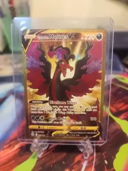 Galarian Moltres V - 183/172 - Pokemon Brilliant Stars Sword Shield Secret HP - Image 1