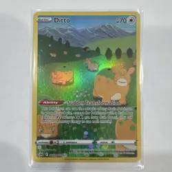 Pokemon TCG Ditto GG22/GG70 Crown Zenith Galarian Gallery Ultra Rare Holo - Image 2