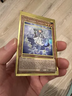 Yugioh Misprint Gold Rare Shifted Double Foil Stamp Weather Painter Snow MGED NM - Image 2