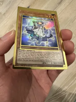 Yugioh Misprint Gold Rare Shifted Double Foil Stamp Weather Painter Snow MGED NM - Image 3