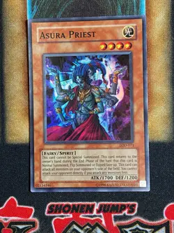 Yugioh Asura Priest LOD-071 Super Rare Original Print NM - Image 1