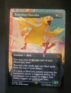 MTG - Traveling Chocobo Borderless - 0406 - Final Fantasy - Image 1