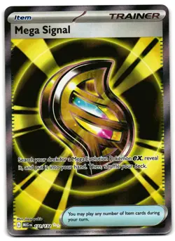 Mega Signal 171/132 - Mega Evolution Ultra Rare Pokemon TCG - M/LP Card - Image 1
