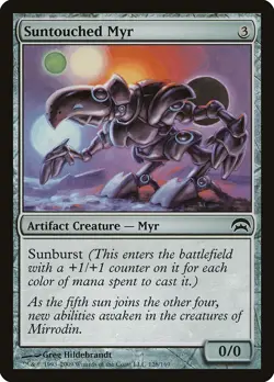 Suntouched Myr Planechase 2009 NM Artifact Common MAGIC MTG CARD ABUGames - Image 1