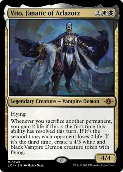 Vito, Fanatic of Aclazotz FOIL The Lost Caverns of Ixalan NM CARD ABUGames - Image 1