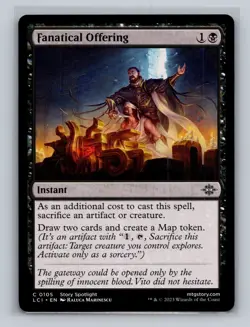 1 x Fanatical Offering - The Lost Caverns of Ixalan - Light Play - MTG - Image 1