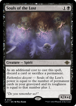 Souls of the Lost The Lost Caverns of Ixalan NM Creature Rare MTG CARD ABUGames - Image 1