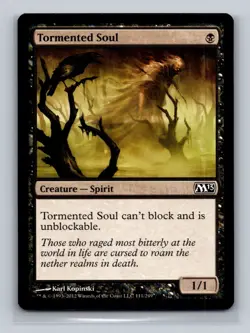 (3x) Tormented Soul #111 Magic 2013 M13 Magic MTG - LP - Image 3