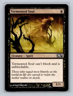(3x) Tormented Soul #111 Magic 2013 M13 Magic MTG - LP - Image 5