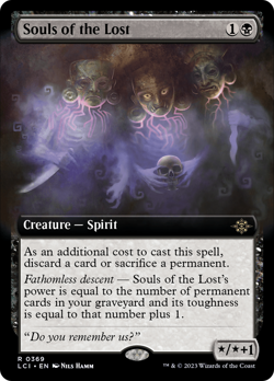 Souls of the Lost (Extended Art) The Lost Caverns of Ixalan NM CARD ABUGames - Image 1