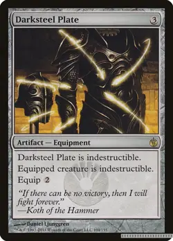 Darksteel Plate [MBS - 104] - NM TCG MTG - Image 1