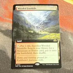 Wooded Foothills (Extended Art) Modern Horizons 3 Regular - Image 1