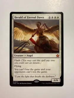 Herald of Eternal Dawn 17 MTG Foundations - Image 1