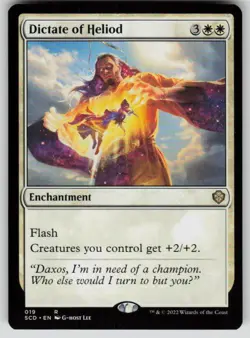 Dictate of Heliod Rare Starter Commander Decks 19 MTG Near Mint 2022 - Image 1