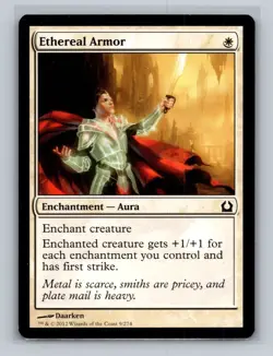 (​​2x) Ethereal Armor Return to Ravnica ​​​​​MTG magic the gathering - LP/NM - Image 3