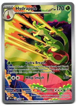 Hydrapple 188/182 - 🌊 Destined Rivals Illustration Rare Pokemon TCG 🖤 - LP - Image 1