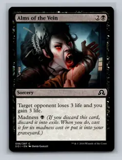 (2x) Alms of the Vein Shadows over Innistrad Magic the Gathering MTG LP-MP - Image 1