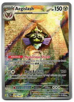 Aegislash 210/182 - 🌊 Paradox Rift Illustration Rare Pokemon TCG 🖤 - LP - Image 1