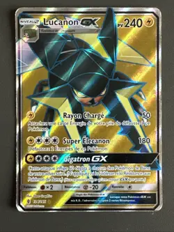 Carte Pokemon Lucanon GX 134/145 Ultra Rare Full Art Gardiens Ascendants FR - Image 1