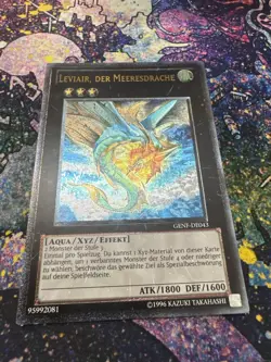 Yugioh Leviair The Sea Dragon GENF-EN043 Ultimate Rare Unlimited NM - Image 1