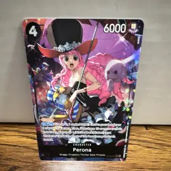 One Piece CCG Bandai Perona EB03-045 Special Holo Heroines Edition 6000 Power - Image 1