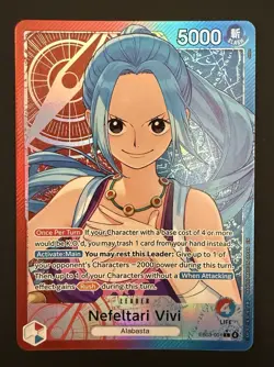 One Piece TCG - Nefeltari Vivi EB03-001 Alt Art Leader - Image 1