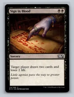 (5x) Sign in Blood Magic 2015 M15 Magic the Gathering MTG 8 LP-NM - Image 5