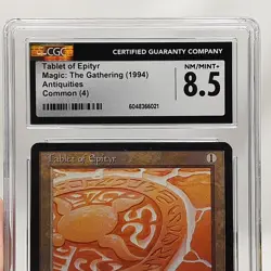 MTG - Antiquities - Tablet of Epityr - Graded - CGC 8.5 - Vintage - Image 3