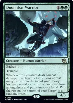 Doomskar Warrior (Foil) - March of the Machine - Magic MTG NM - Image 1