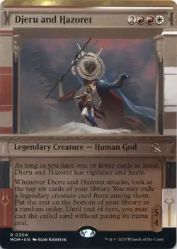 Djeru and Hazoret (Showcase) - March of the Machine - Magic MTG NM - Image 1