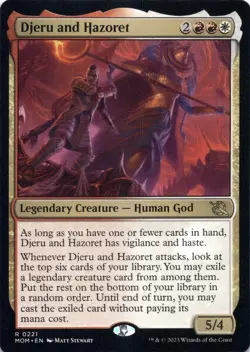 Djeru and Hazoret - March of the Machine - Magic MTG NM - Image 1