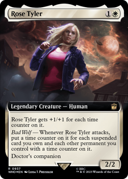 Rose Tyler (Extended Art Surge 937) FOIL Doctor Who PLD CARD ABUGames - Image 1