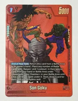 Dragon Ball Fusion World Son Goku SB02-003 Limited Pack (Manga Version 02) Card - Image 1