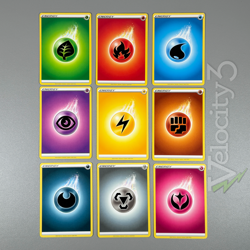 Pokemon TCG Basic Energy 9x Cards: 1 of EACH TYPE | 2020 Pokemon Official - Image 1